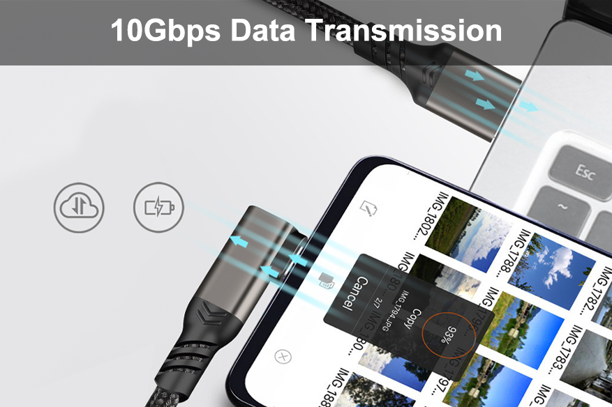 10Gbps Data&60W Fast Charging