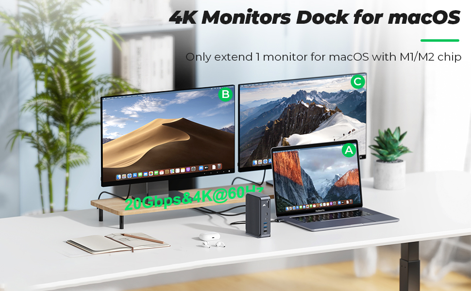 20Gbps Data & 4K Video Output
