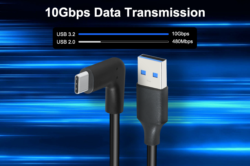 10Gbps Speed&3A Fast Charging