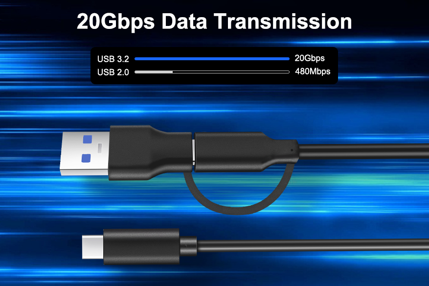 10Gbps Data Transfer&100W Fast