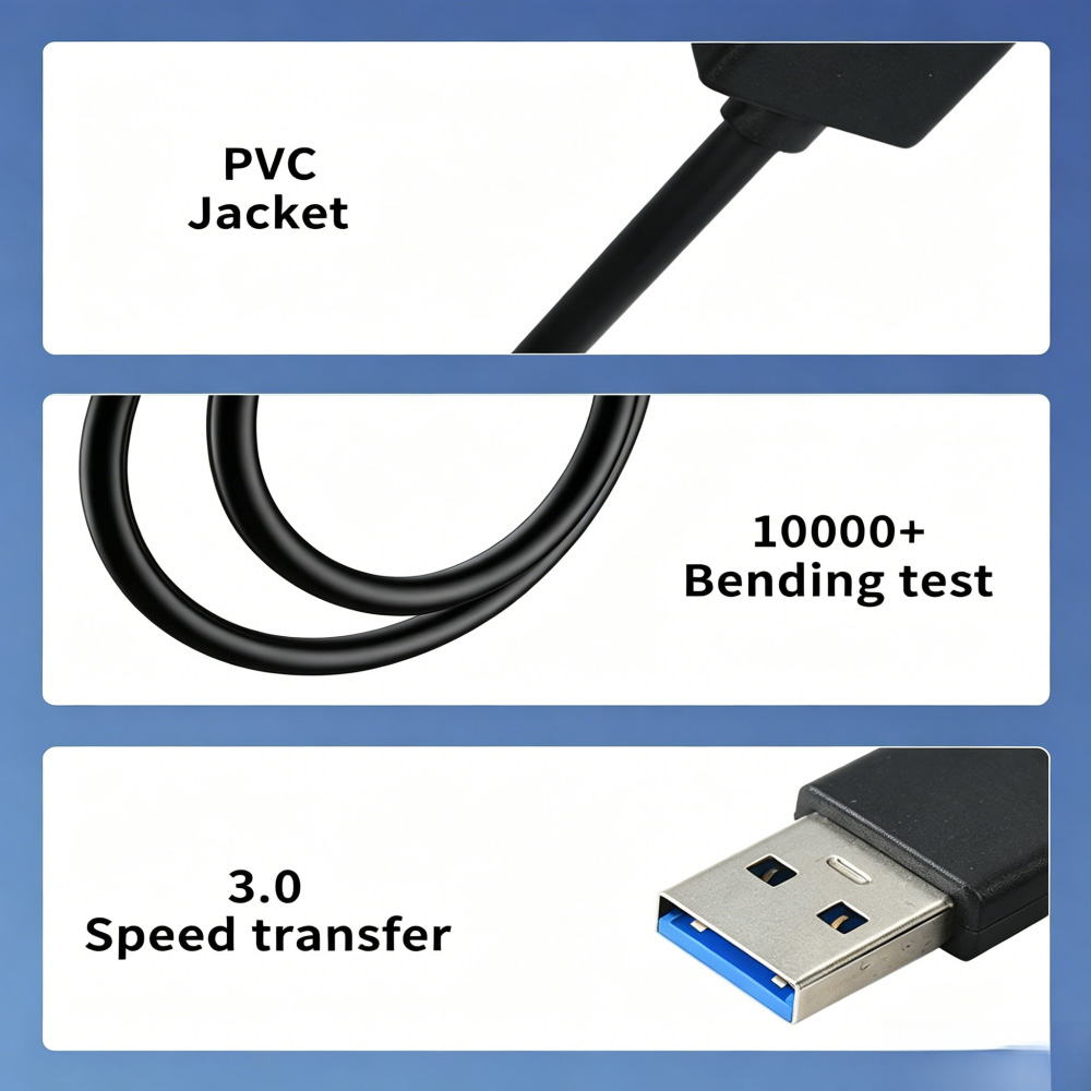  5Gbps USB 3.0 A Male to Micro B Cable