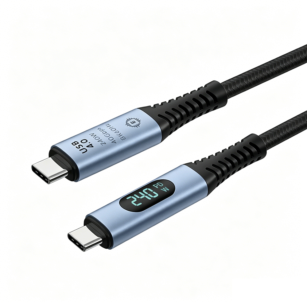 Digital display USB4 Type-C Cable 40Gbps 