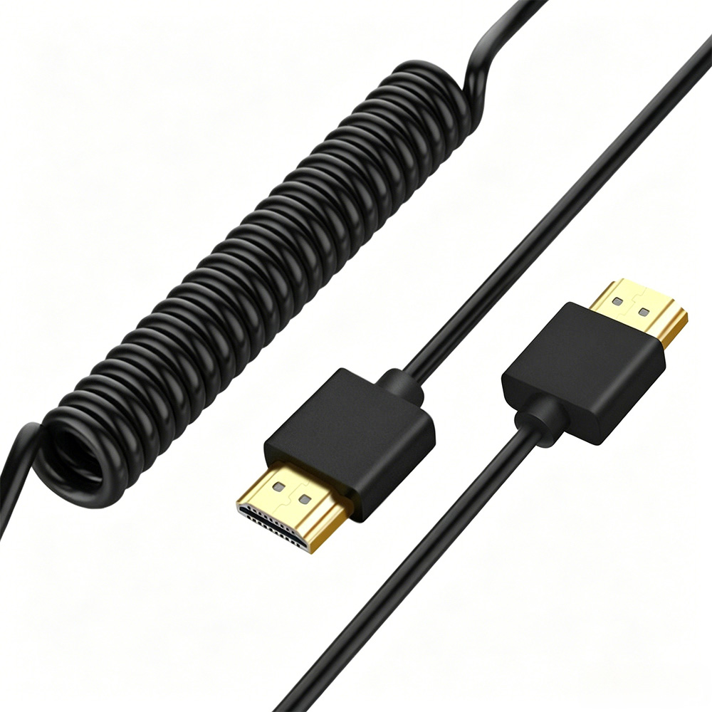 8K 60Hz HDMI 2.1 ultra-thin soft short spring Cable