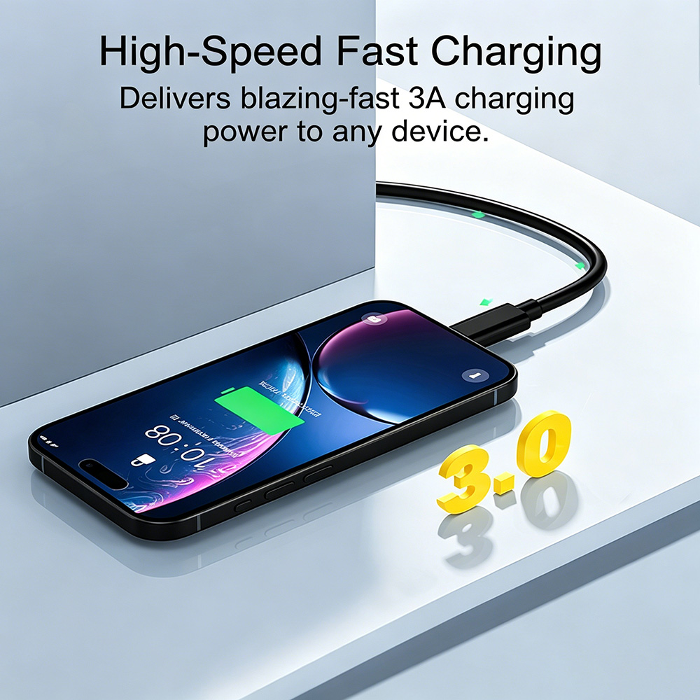 5Gbps USB3.1 A to USB C Data Cable