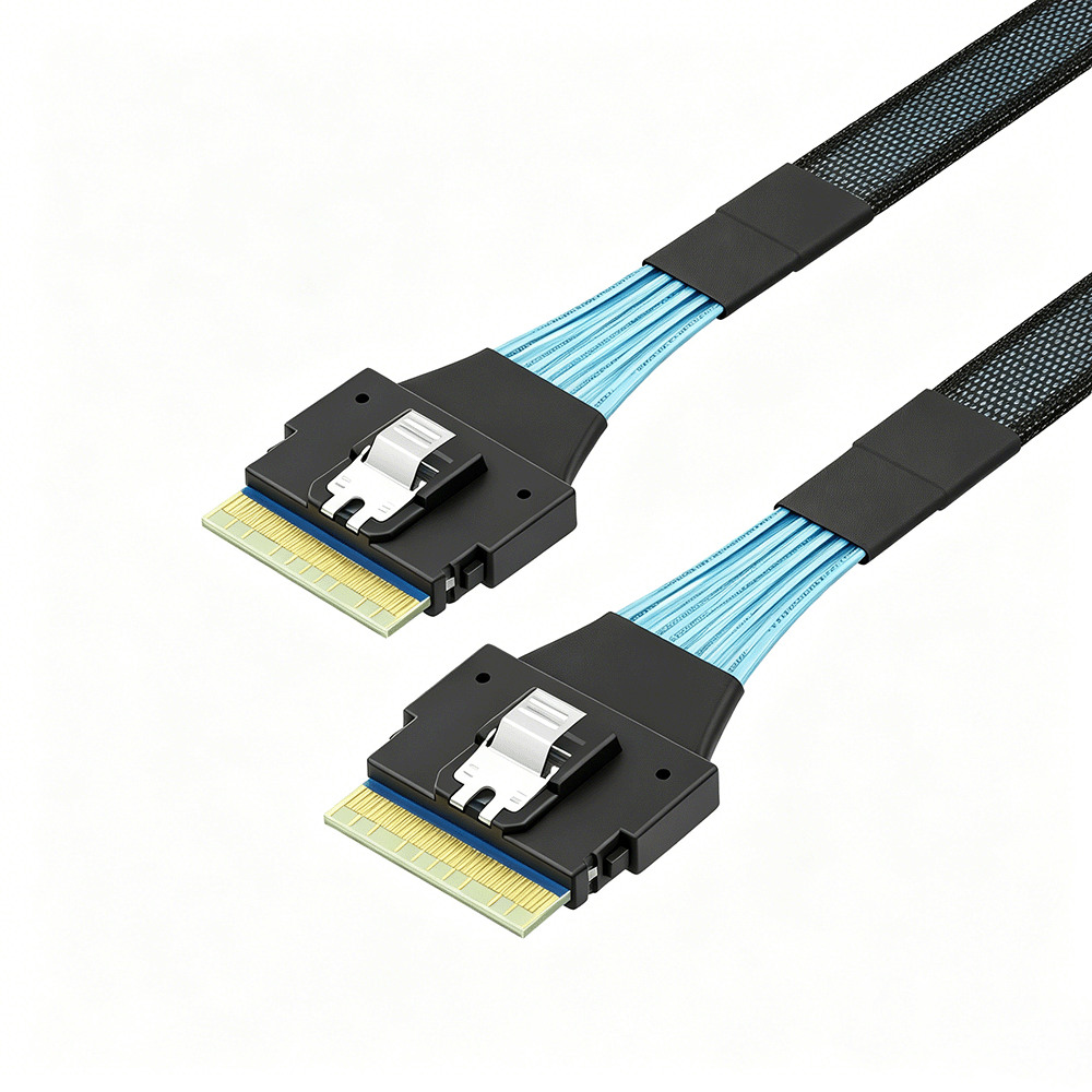 Slim SAS SFF-8654 8i to SFF-8654 8i 74P Cable  