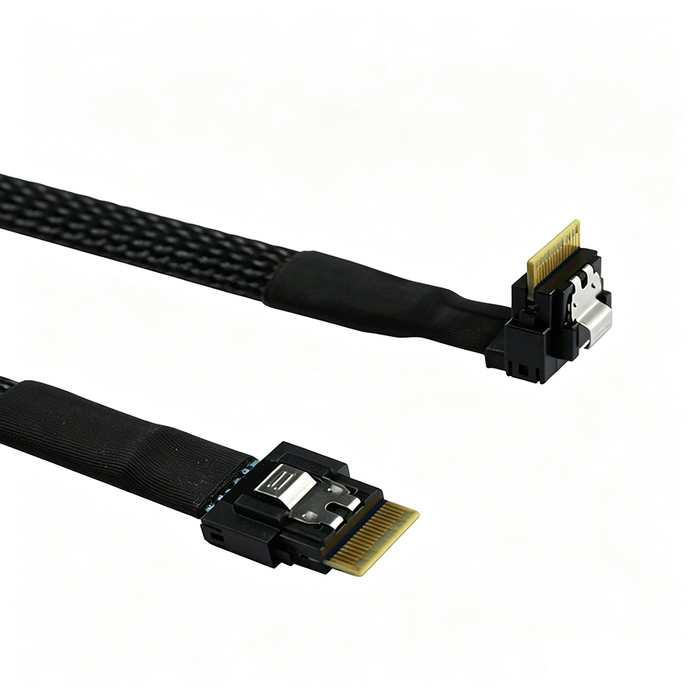 SlimSAS SFF-8654 4i to SFF-8654 4i Cable 