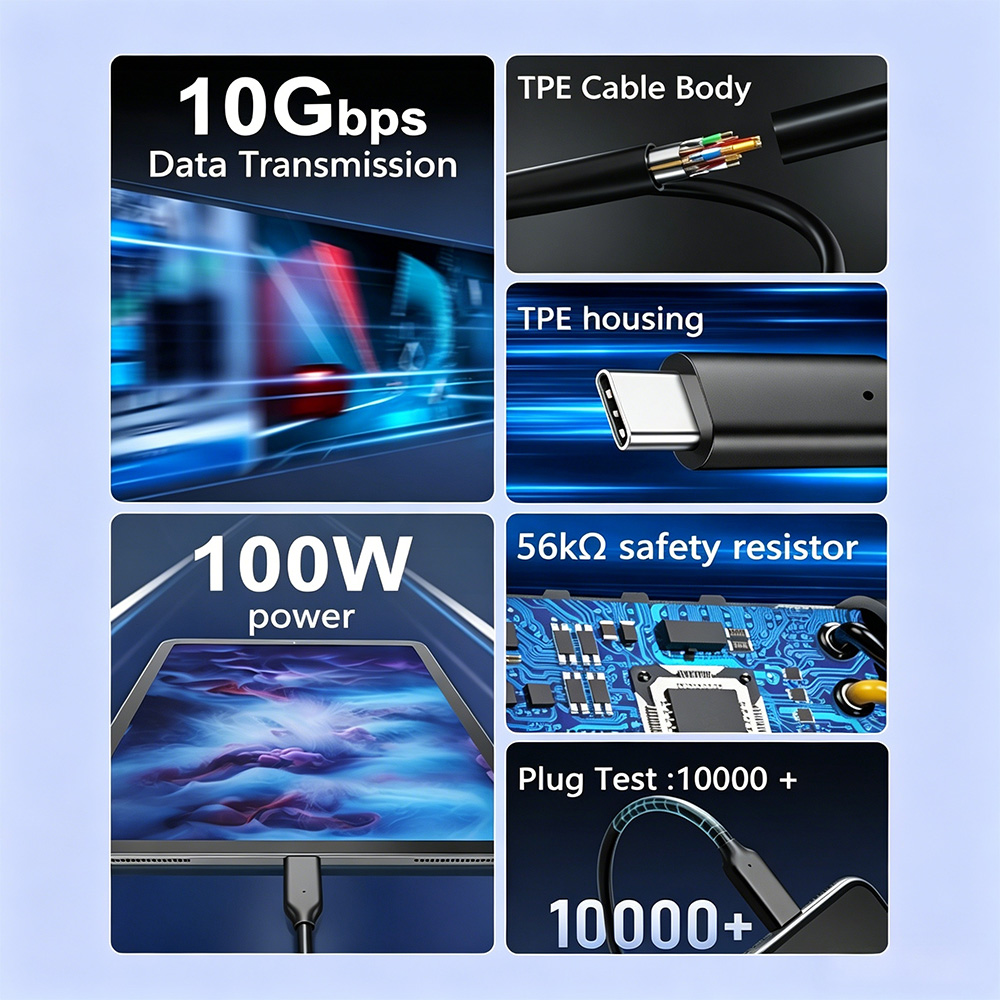 10Gbps USB 3.1 TYPE-C Data Cable 