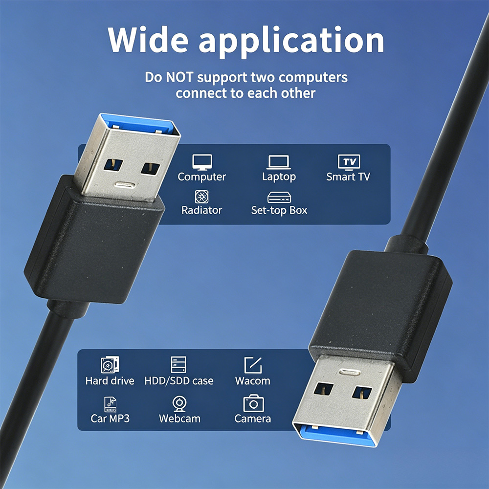 5Gbps USB3.0 A Extension Cable