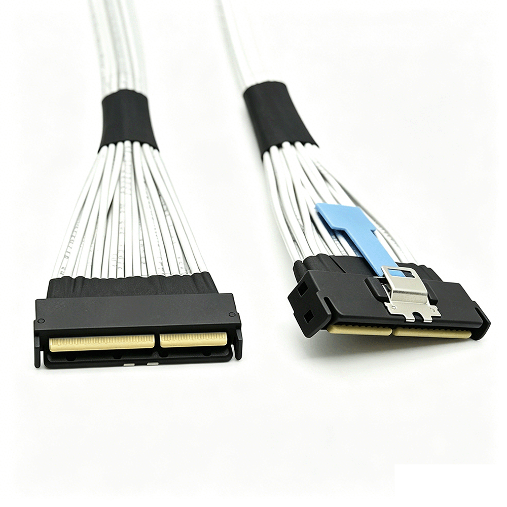 PCIe 5.0 MCIO 16x 124Pin Male to Male Cable 