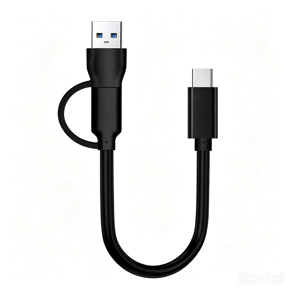 2 in 1 USB3.2 Gen1 Type C Cable 10Gbps