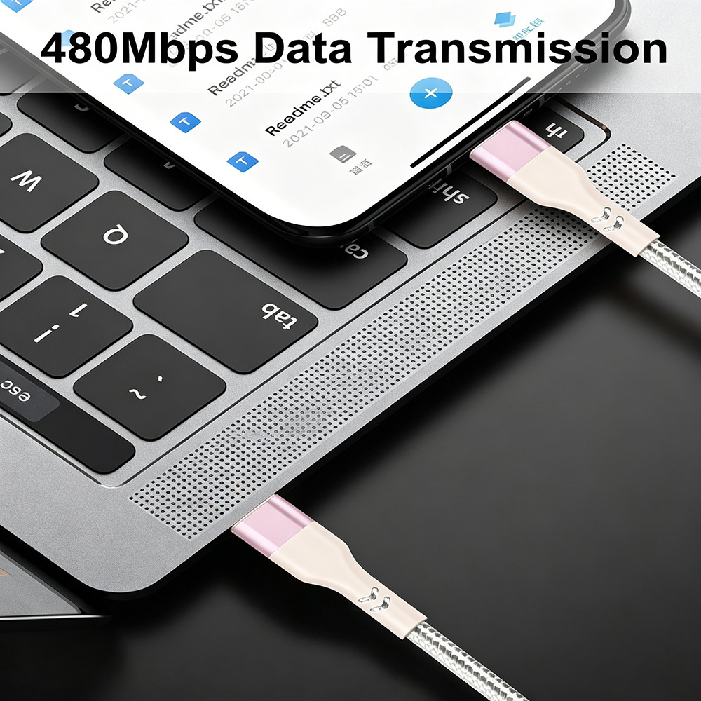 100W Nylon USB-C to USB-C Cable 
