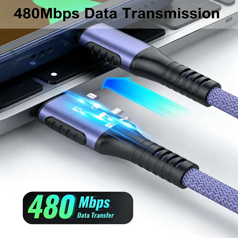 PD 60W USB C to USB C Cable 